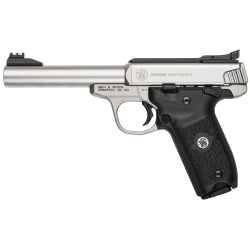 S&W VICTORY 22LR 5.5″ 10RD STS AFOS