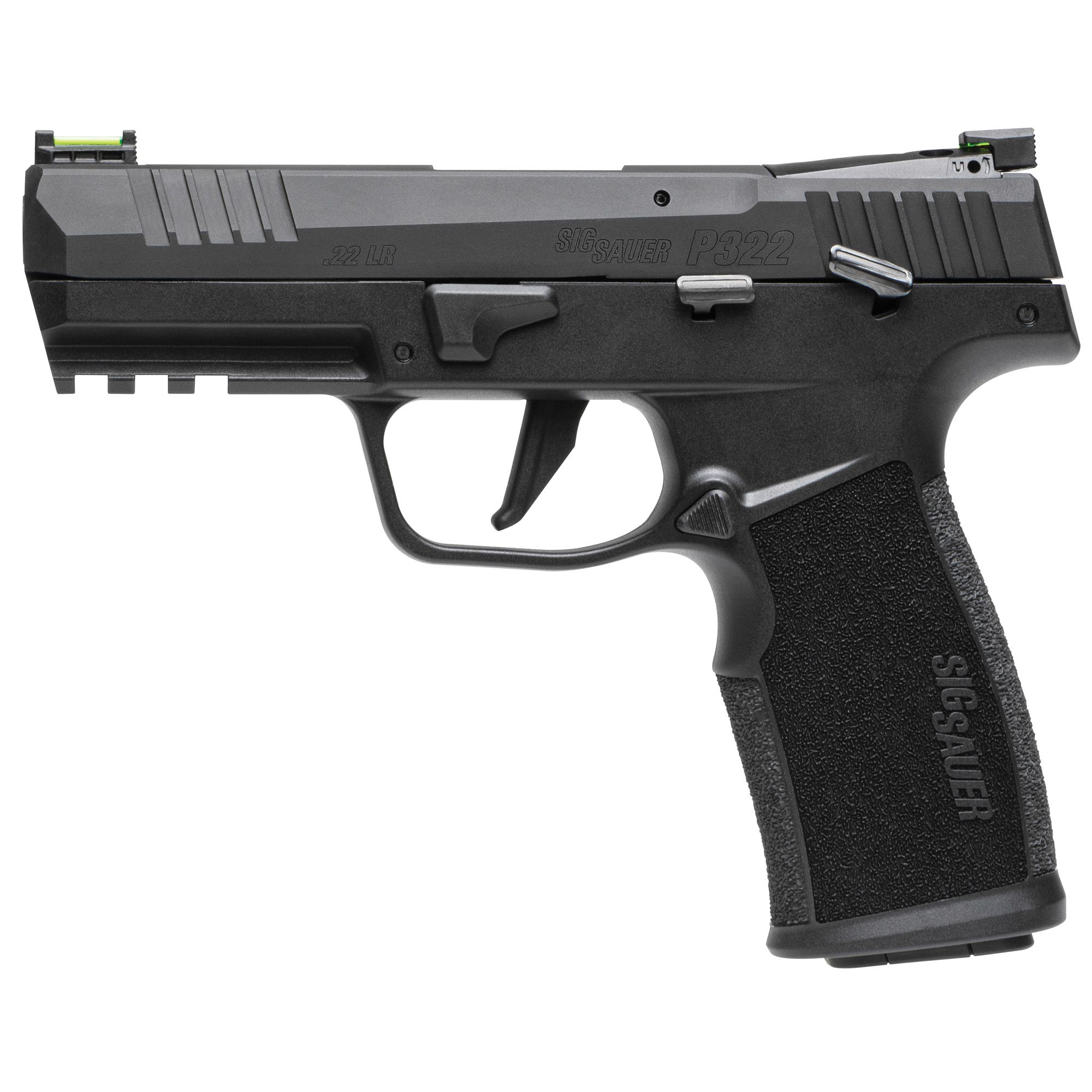 SIG P322 22LR 4″ 10RD BLK W/TB ADPTR