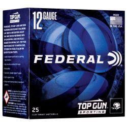 FED TOP GUN 12GA 2.75″ #8 1 OZ 25/