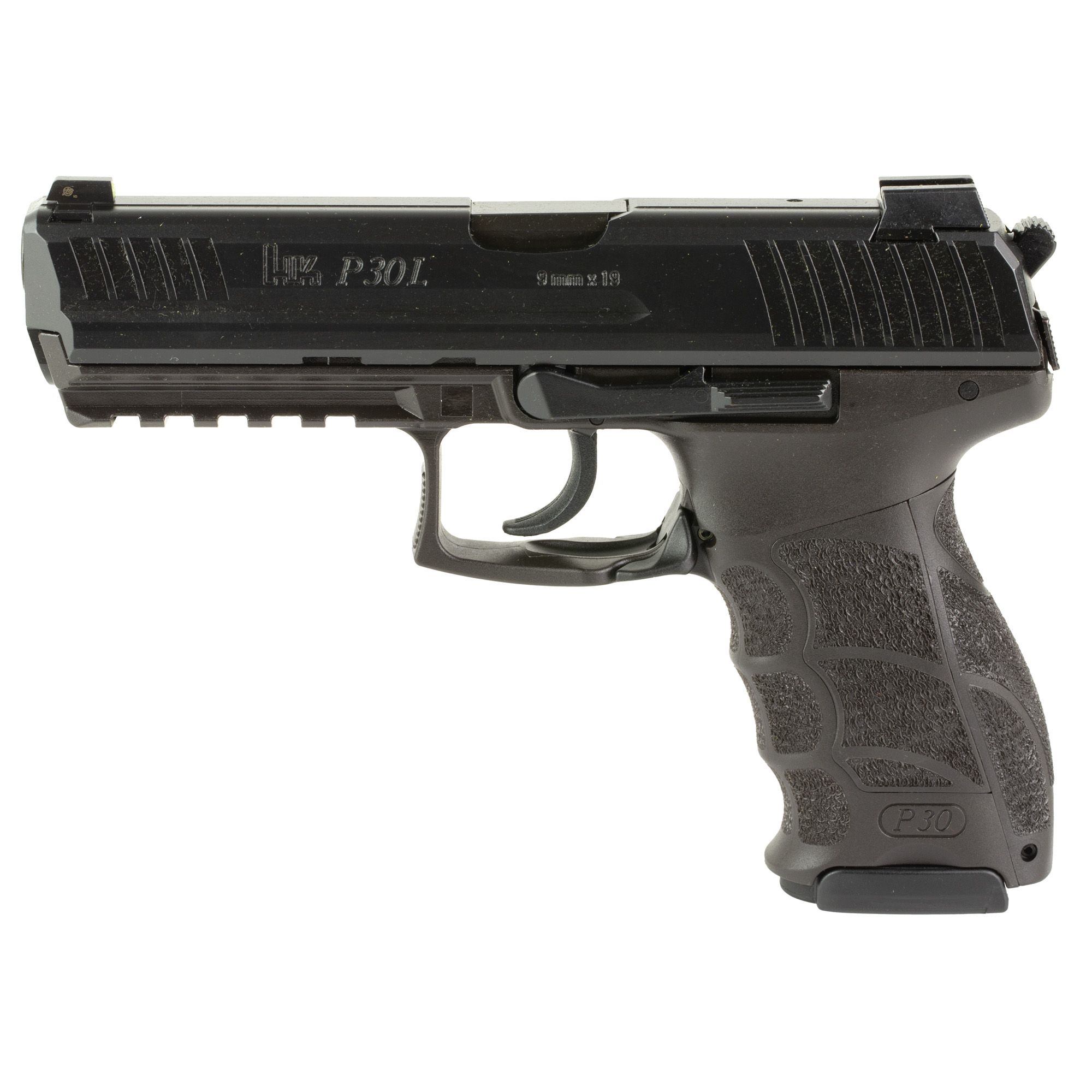 HK P30L 9MM 4.45″ 20RD V3 DA/SA BLK