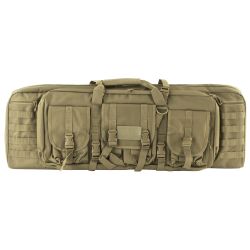NCSTAR VISM DBL CARB CASE TAN 36″