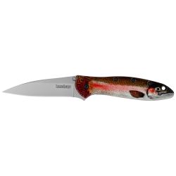 KERSHAW LEEK 3″ RNBW TROUT/SILVER
