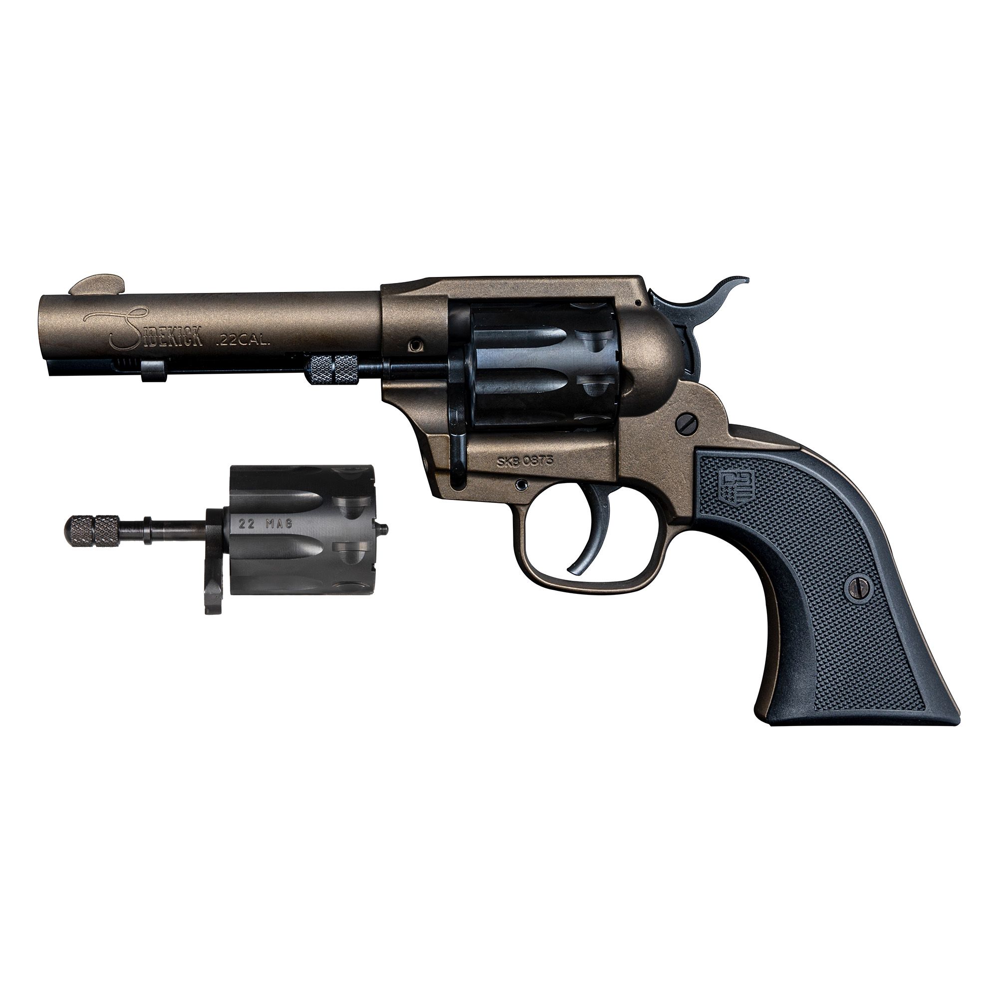 DBF SIDEKICK 22LR/WMR 4.5″ 9RD BRZ