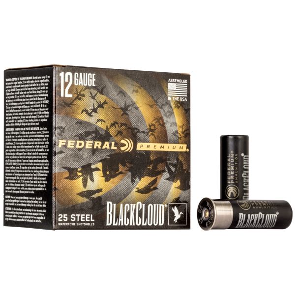 FED BLK CLOUD 12GA 3″ #4 25/250