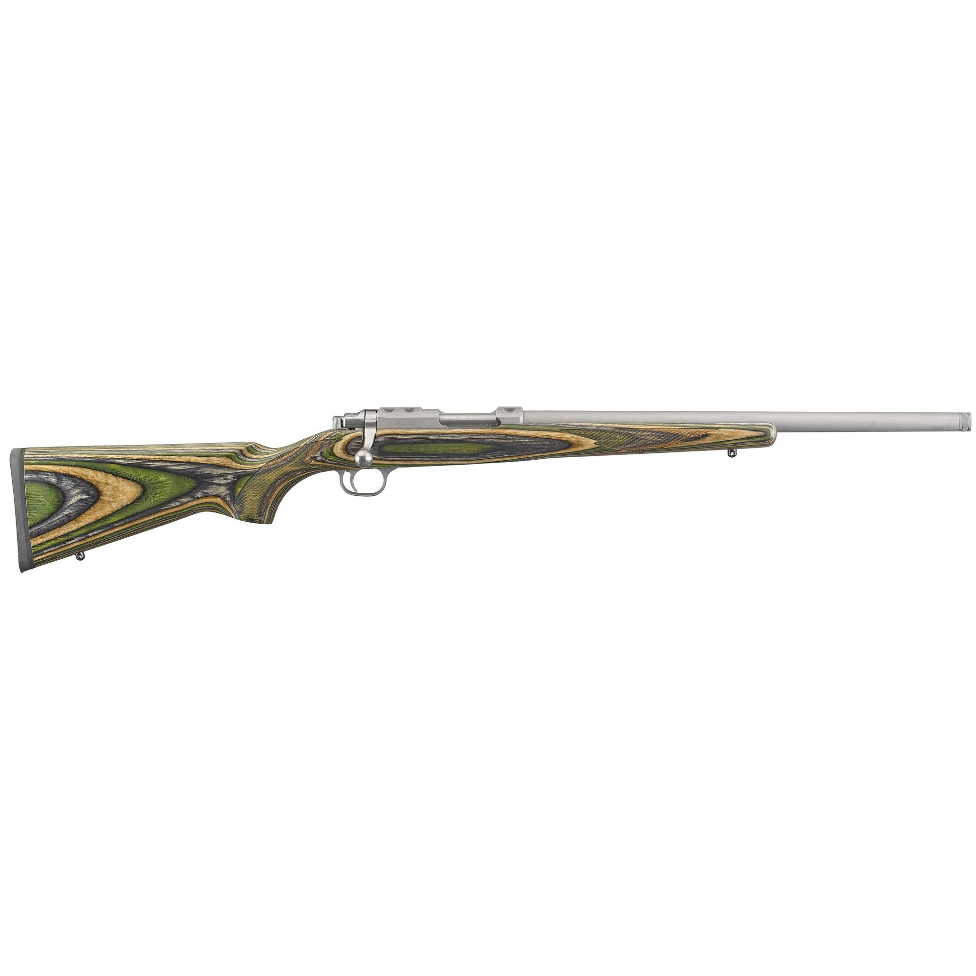 RUGER 77/17 17WSM 18.5″ 6RD STS/GRN