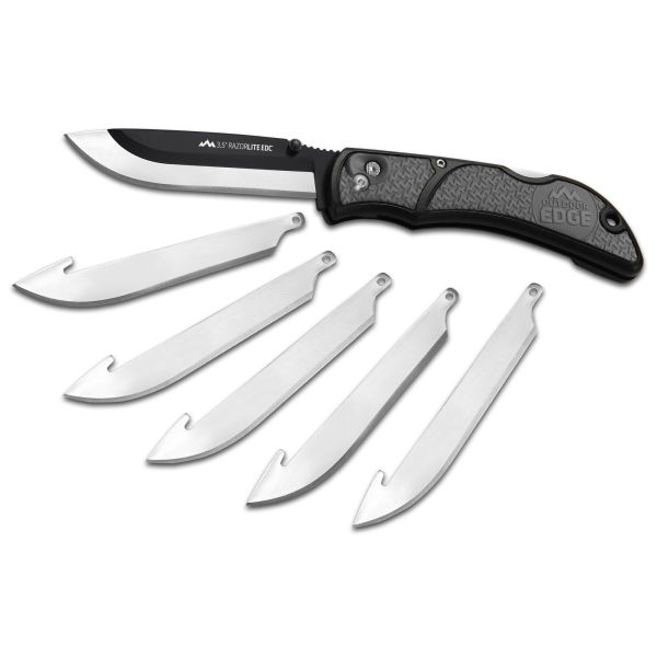 OD EDGE RAZOR-EDC LT 3.5″ 6 BLDS GRY