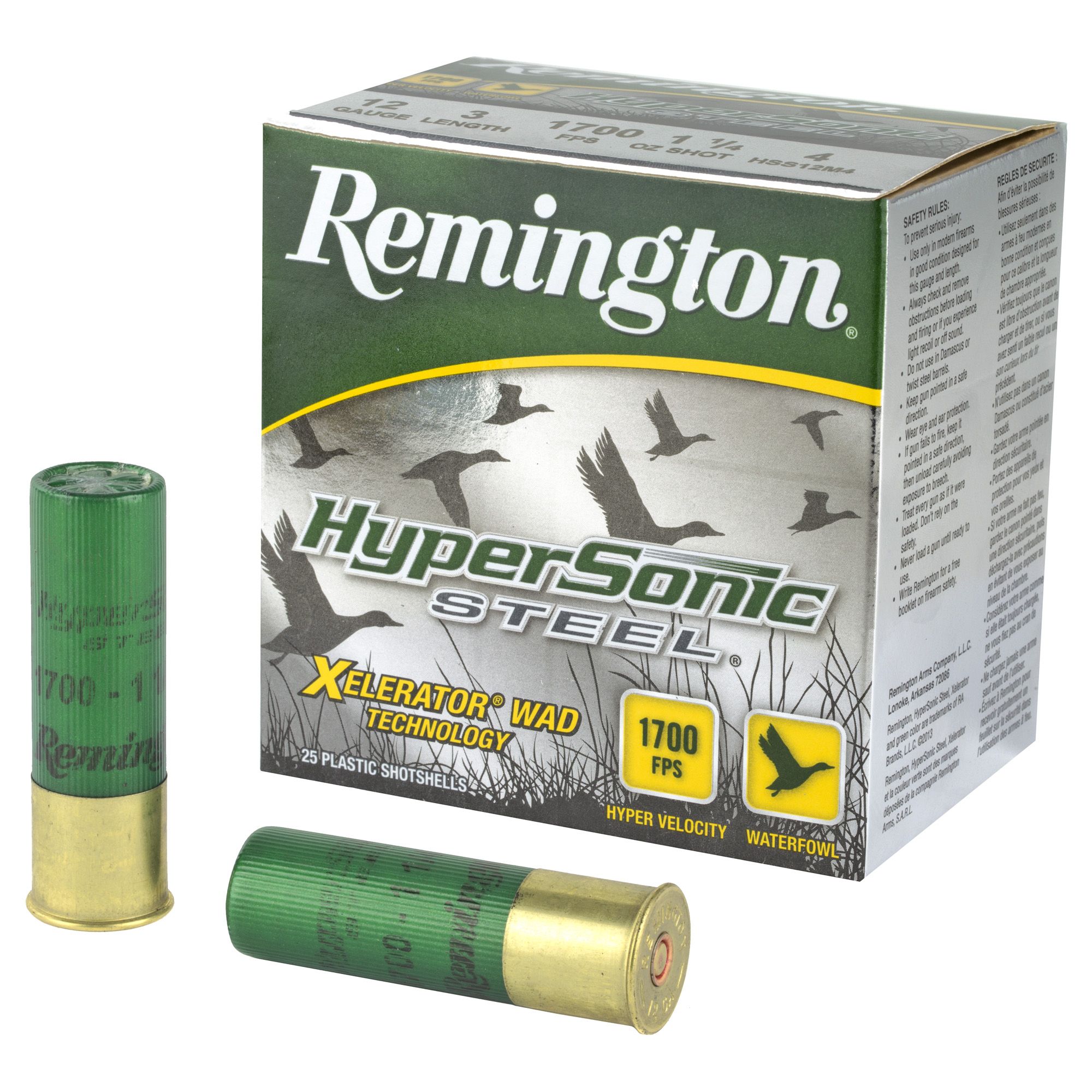 REM HYPSNC STL 12GA 3″ #4 25/250