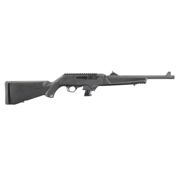 RUGER PC 9MM 16.12″ 10RD BL THRD FLT