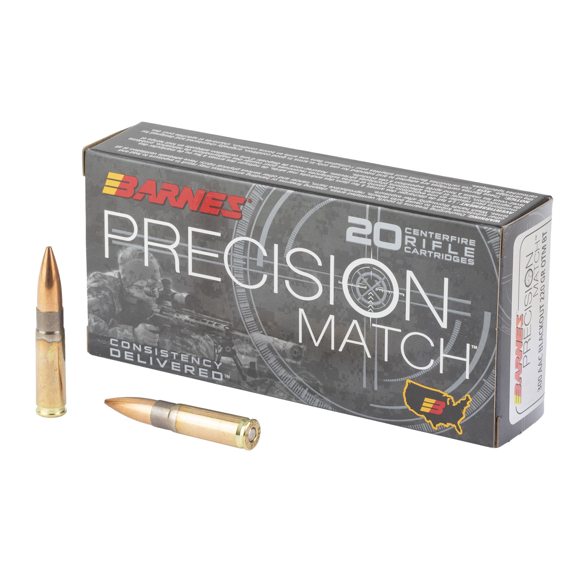 BARNES PREC MTH 300BLK 220GR 20/200