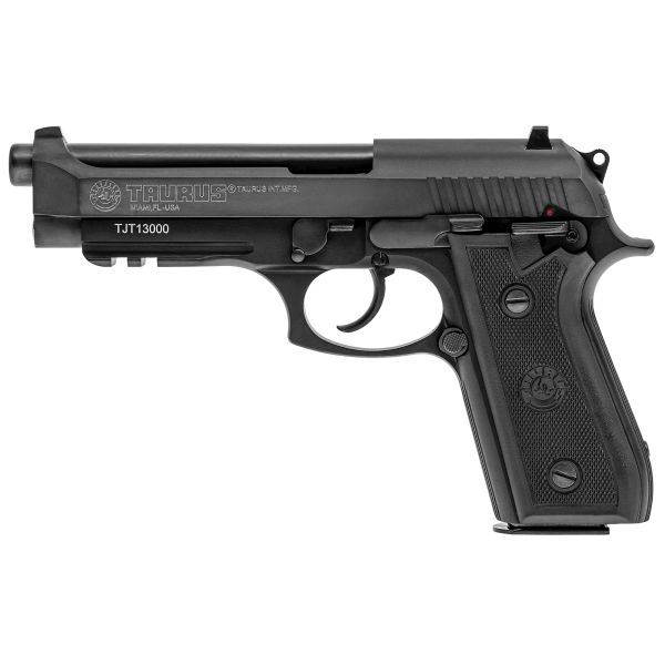 TAURUS PT92 9MM 5″ 17RD BLK RBR TS