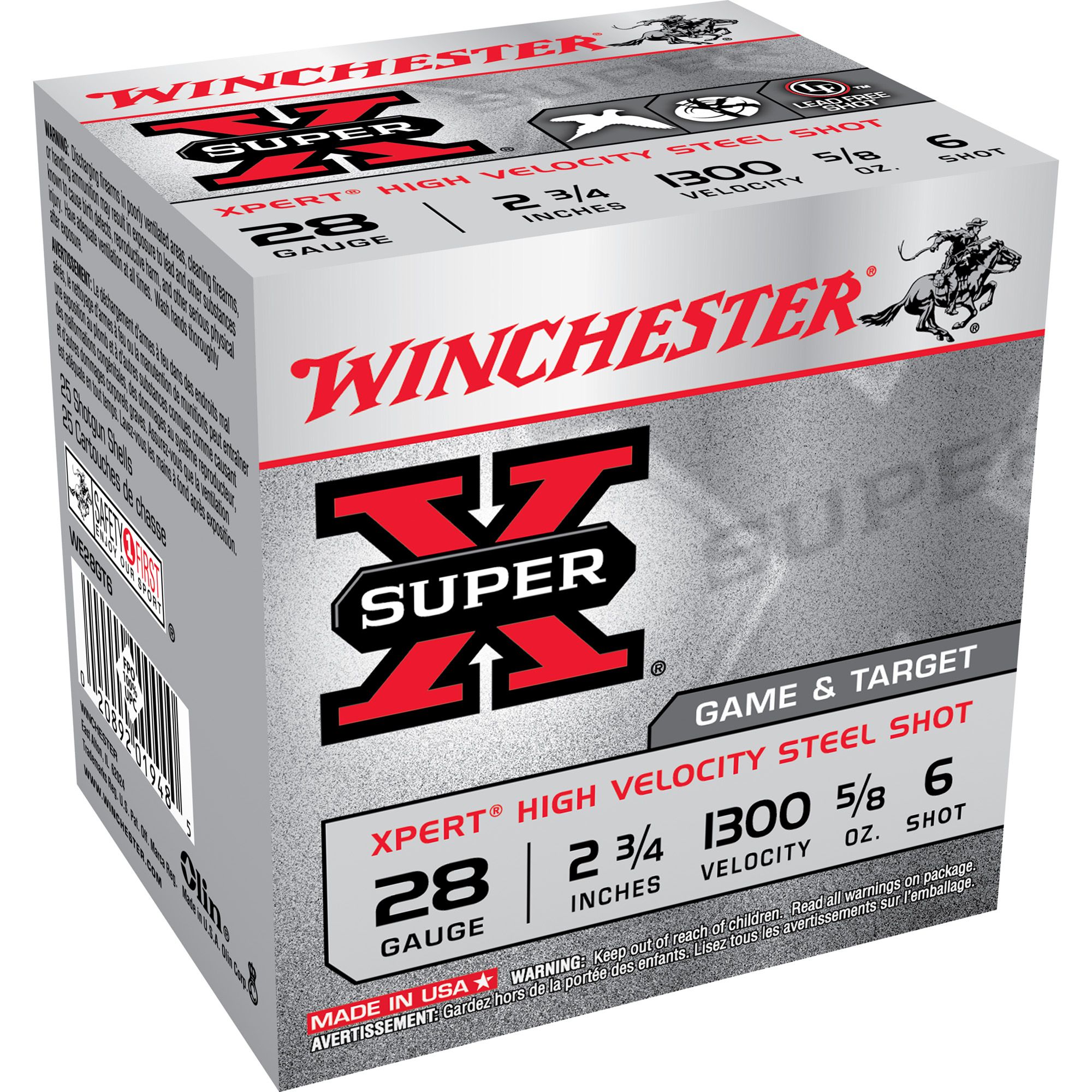 WIN SPR-X XPT 28GA 2.75″ #6 25/250