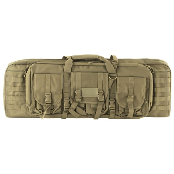 NCSTAR VISM DBL CARB CASE TAN 36″