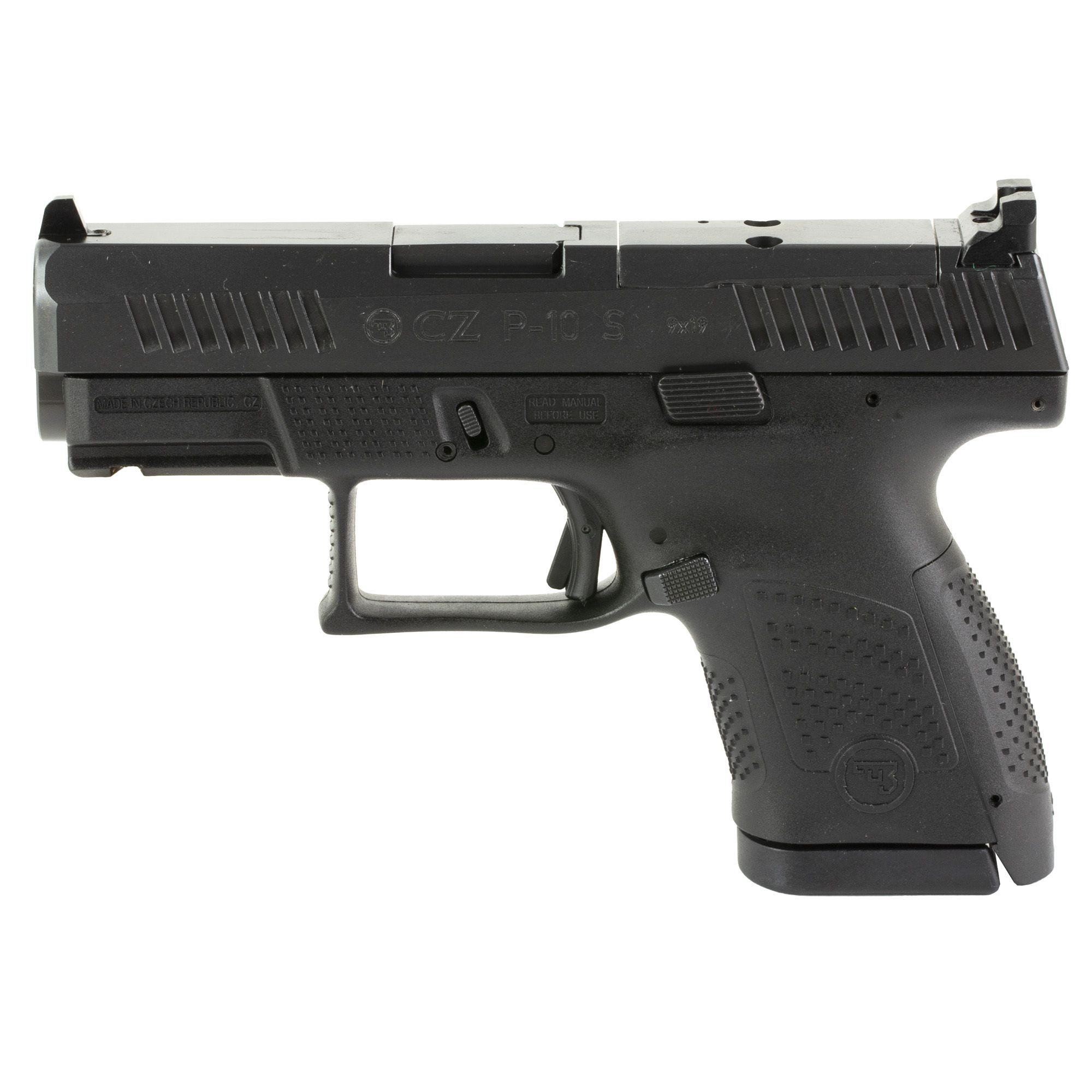 CZ P-10S 9MM 3.5″ OR BLK 10RD