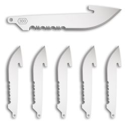 OD EDGE DROP-PT 3.0″ SRTD BLADE 6PK