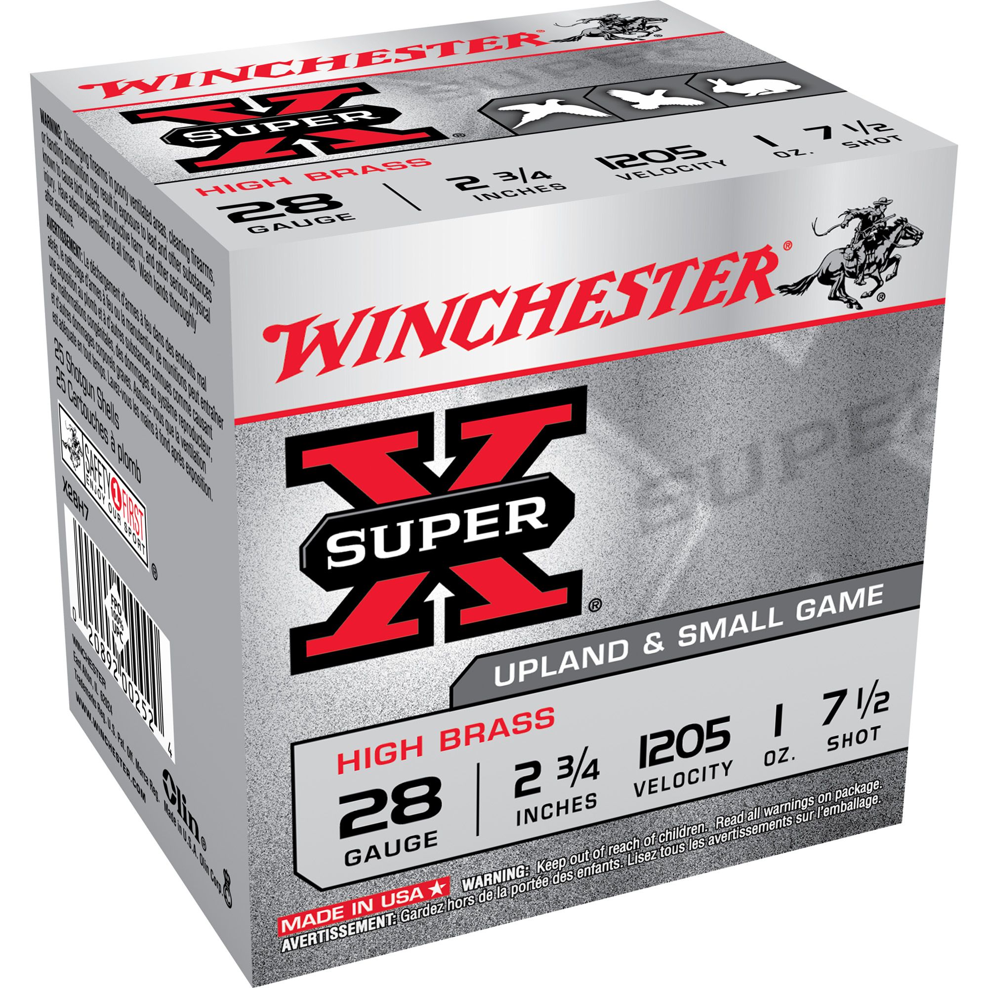 WIN SPR-X 28GA 2-3/4″ #7.5 25/250