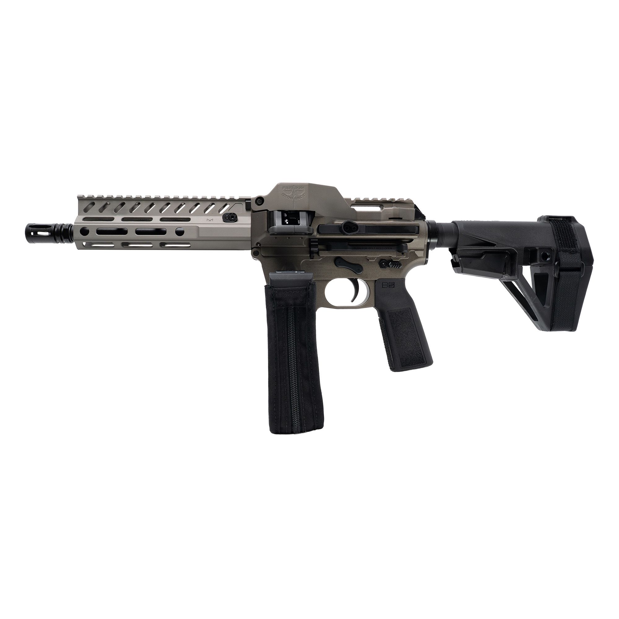 FRD ORD FM-9D M-LOK 9MM 8″ 150RD FDE