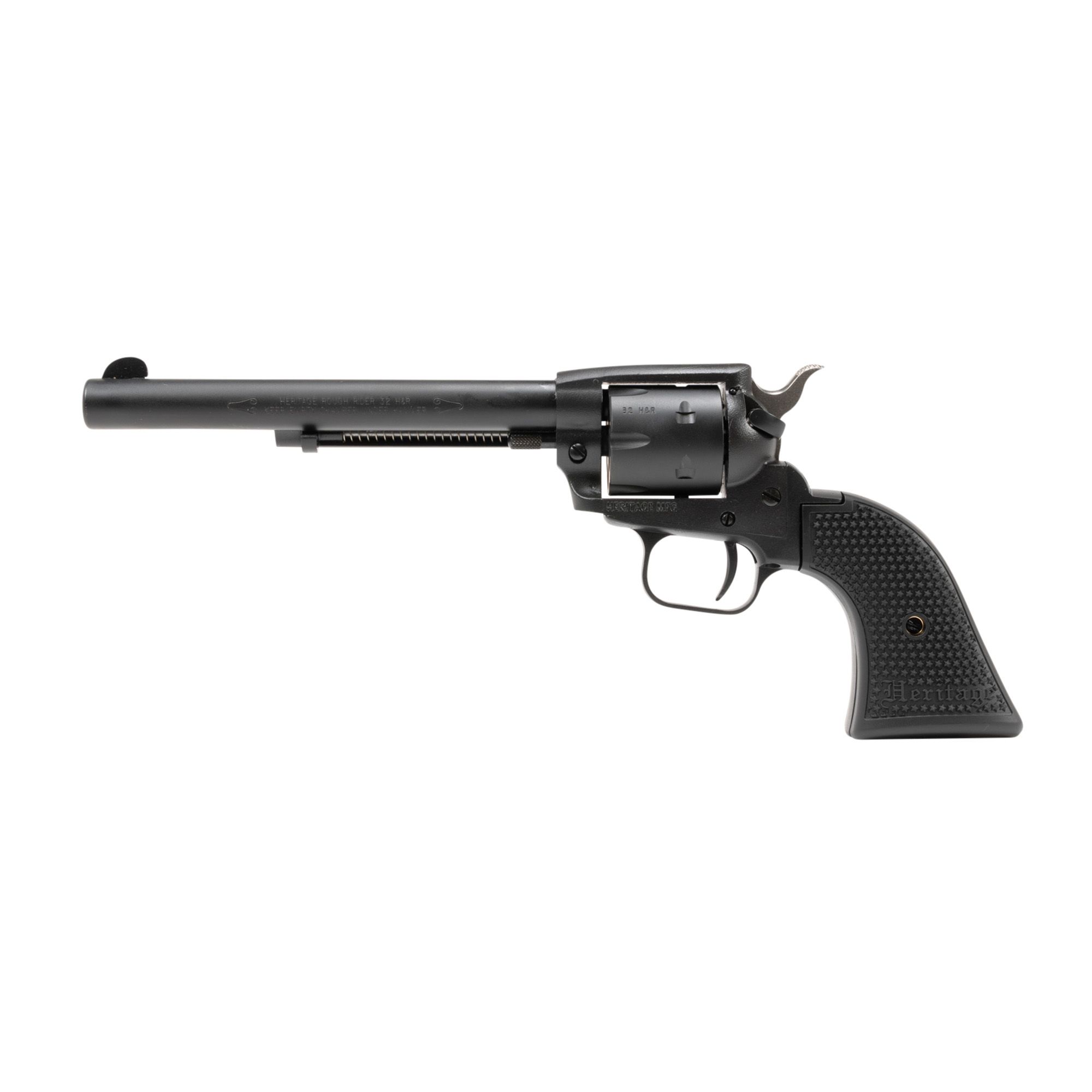 HERITAGE RR STEEL 32H&R 6.5″ 6RD BLK