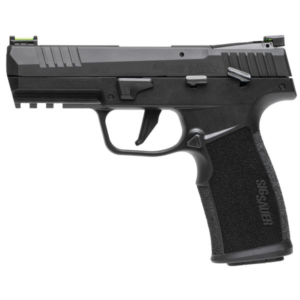 SIG P322 22LR 4″ 10RD BLK W/TB ADPTR