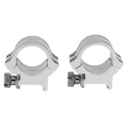 WEAVER QUAD LOCK RNGS 1″ HI SLVR
