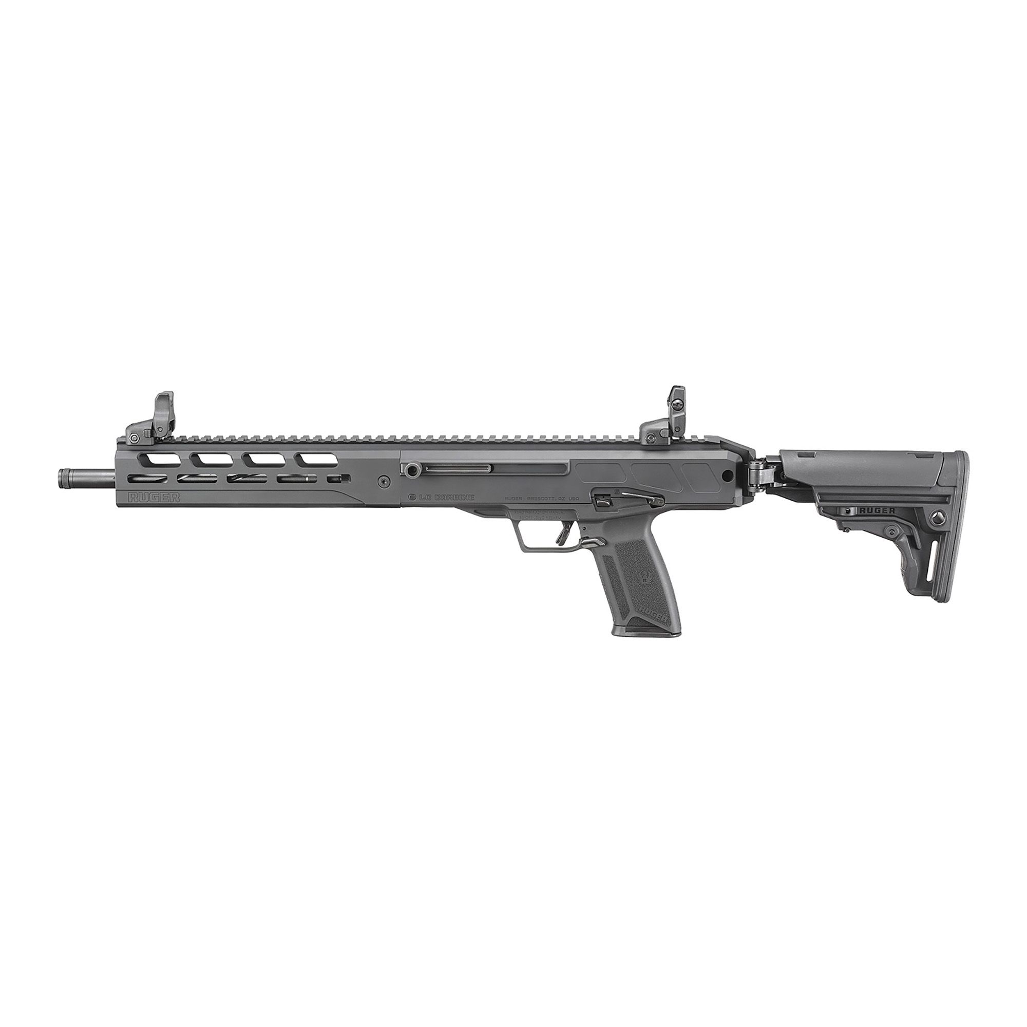 RUGER LC CARB 5.7MM 20RD TB 16″ BLK