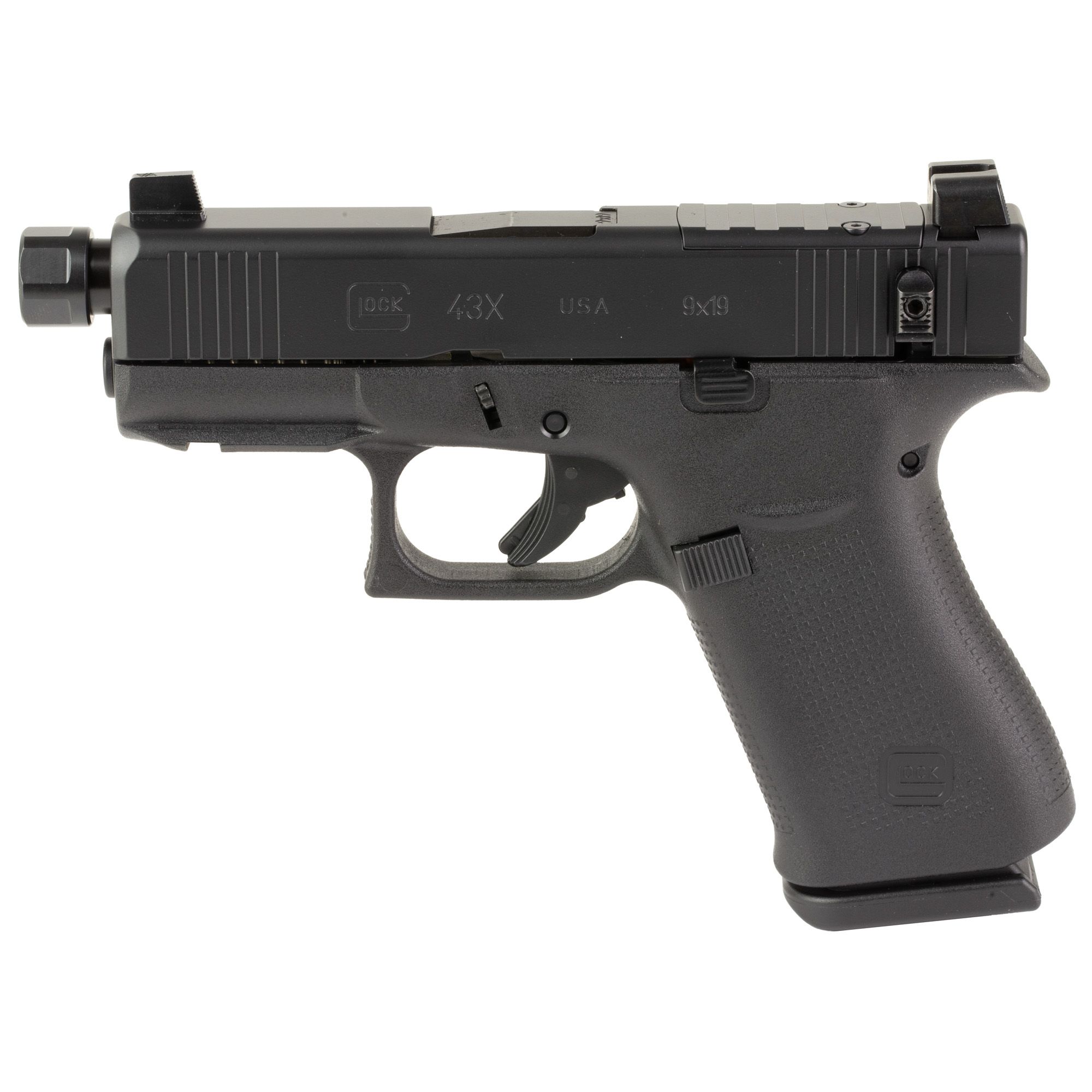 GLOCK 43X HP 9MM 10RD 3.92″ TB BLK