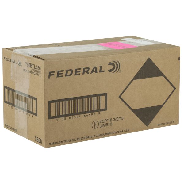 FED 22LR 36GR CPHP BYOB BTL 8X 450CT