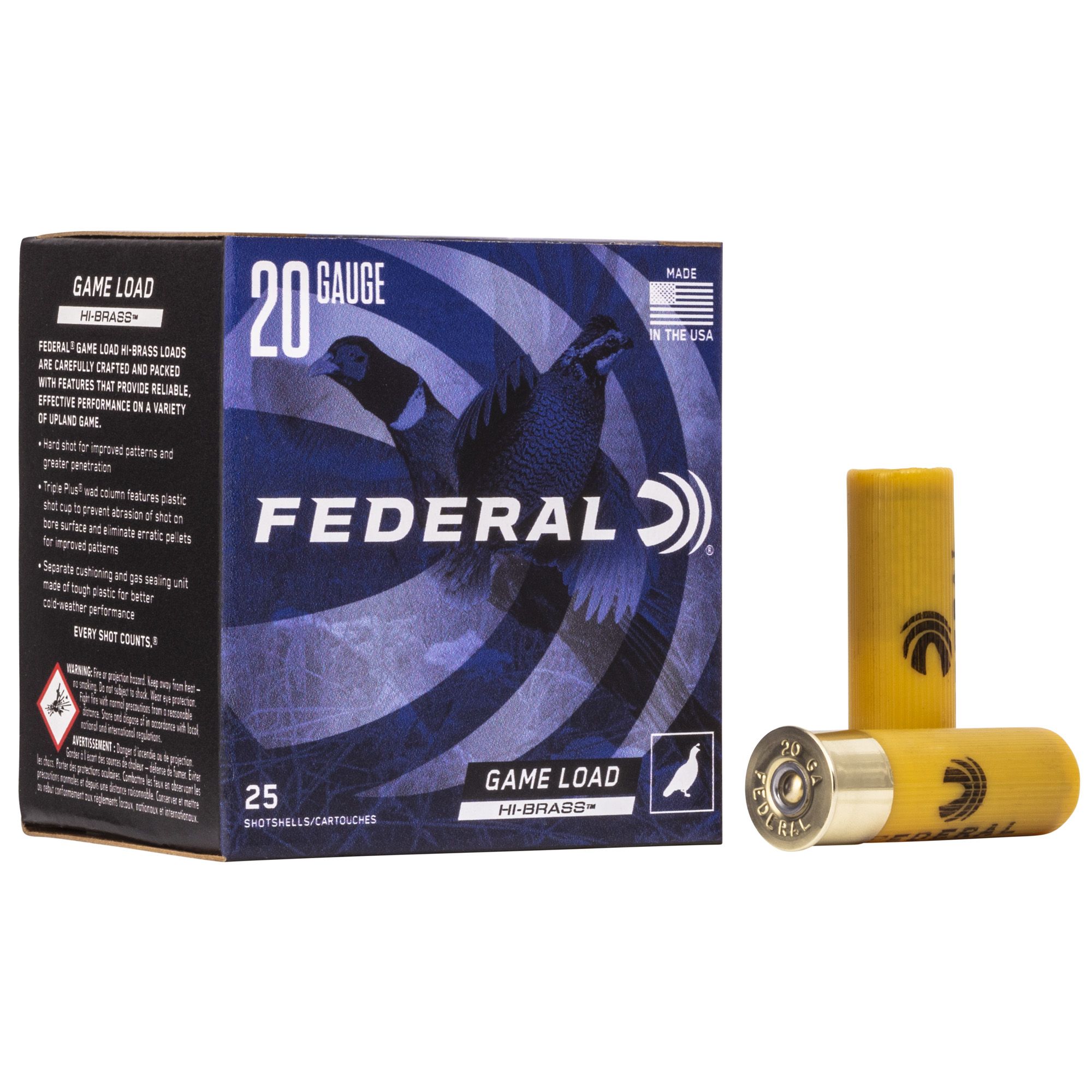 FED GMSHK 20GA 2.75″ #7.5 25/250