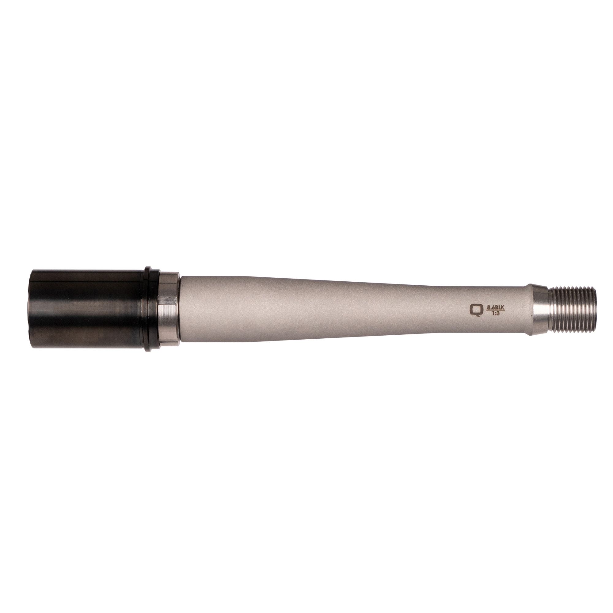 Q FIX BARREL ASSEMBLY 8.6 BLK 8″