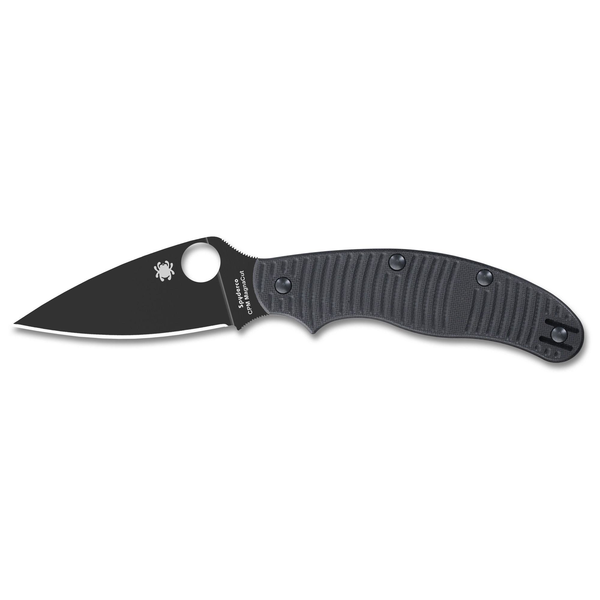 SPYDERCO UK PENKNIFE SALT BLK 2.95″
