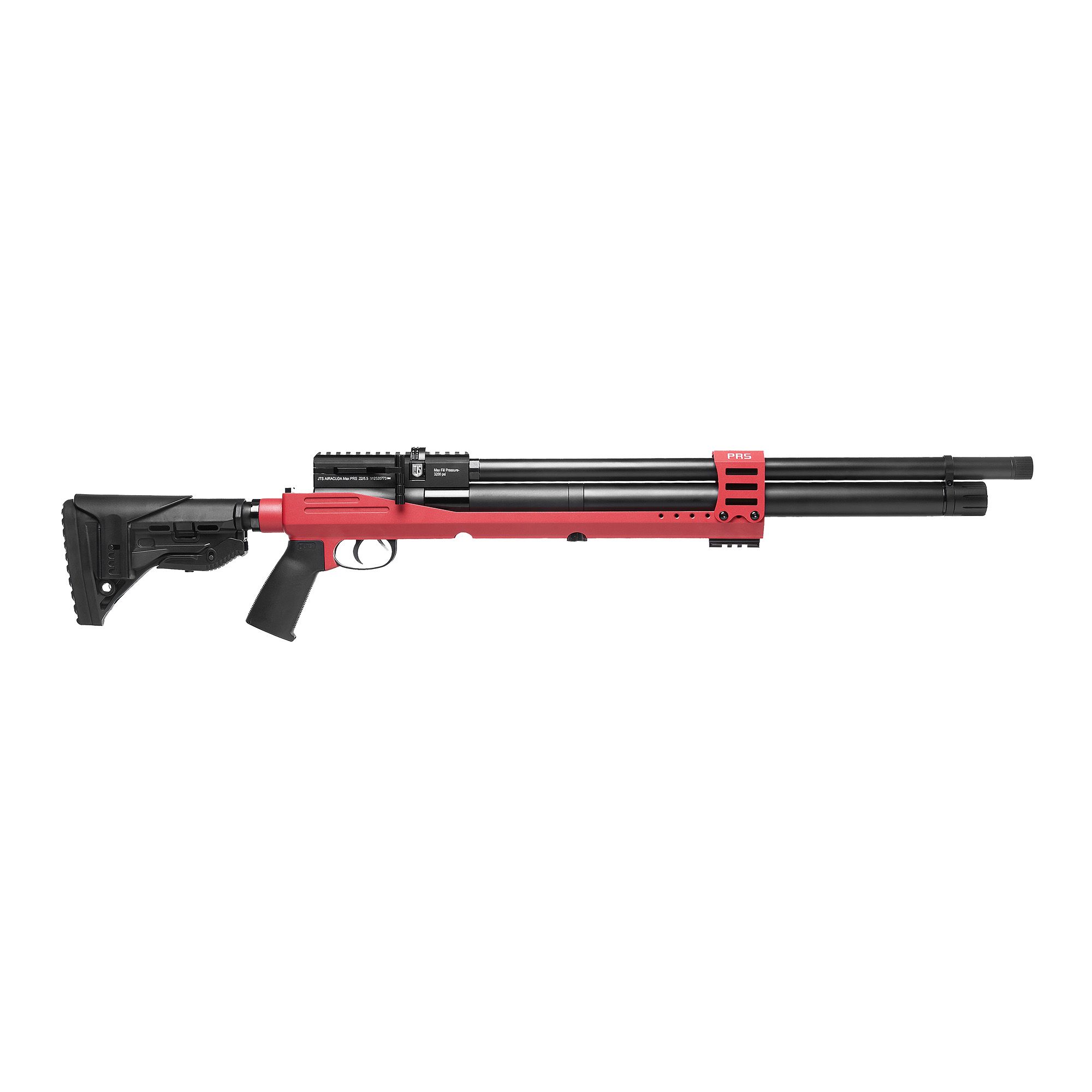 JTS AIRACUDA PRS MAX .22 10RD RED/BK