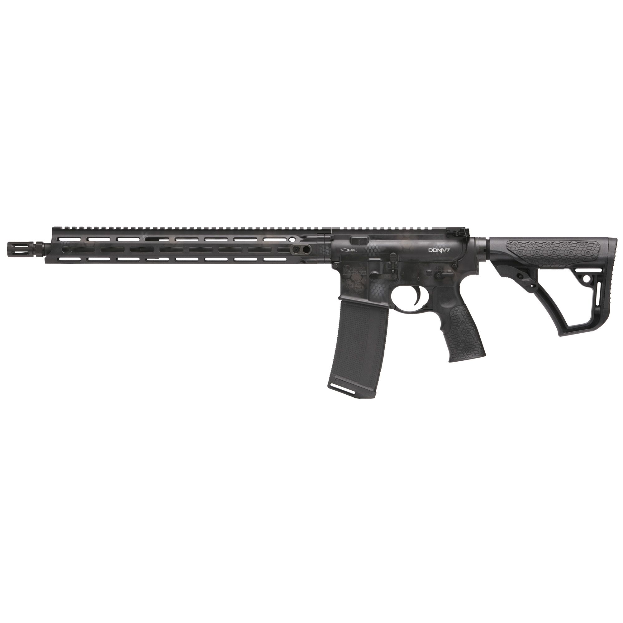 DD M4V7 556NATO 16″ 32RD MLOK RATTLE