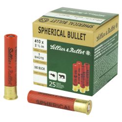 S&B 410 2.5″ 000 BUCK 25/500