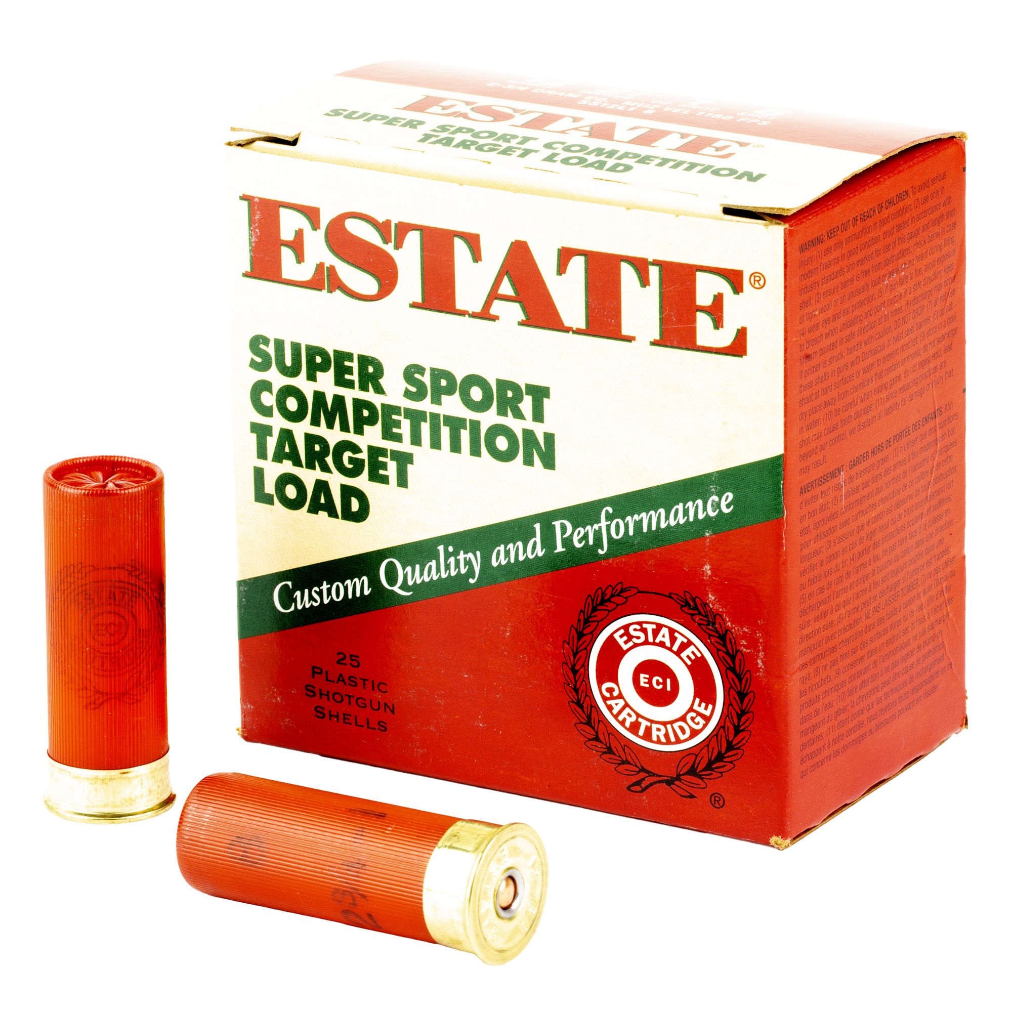 FED ESTATE SS 12GA 2.75″ #8 1 OZ 25/