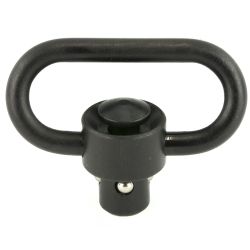 UTG BUTTON QD SLING SWIVEL 1.38″ BLK