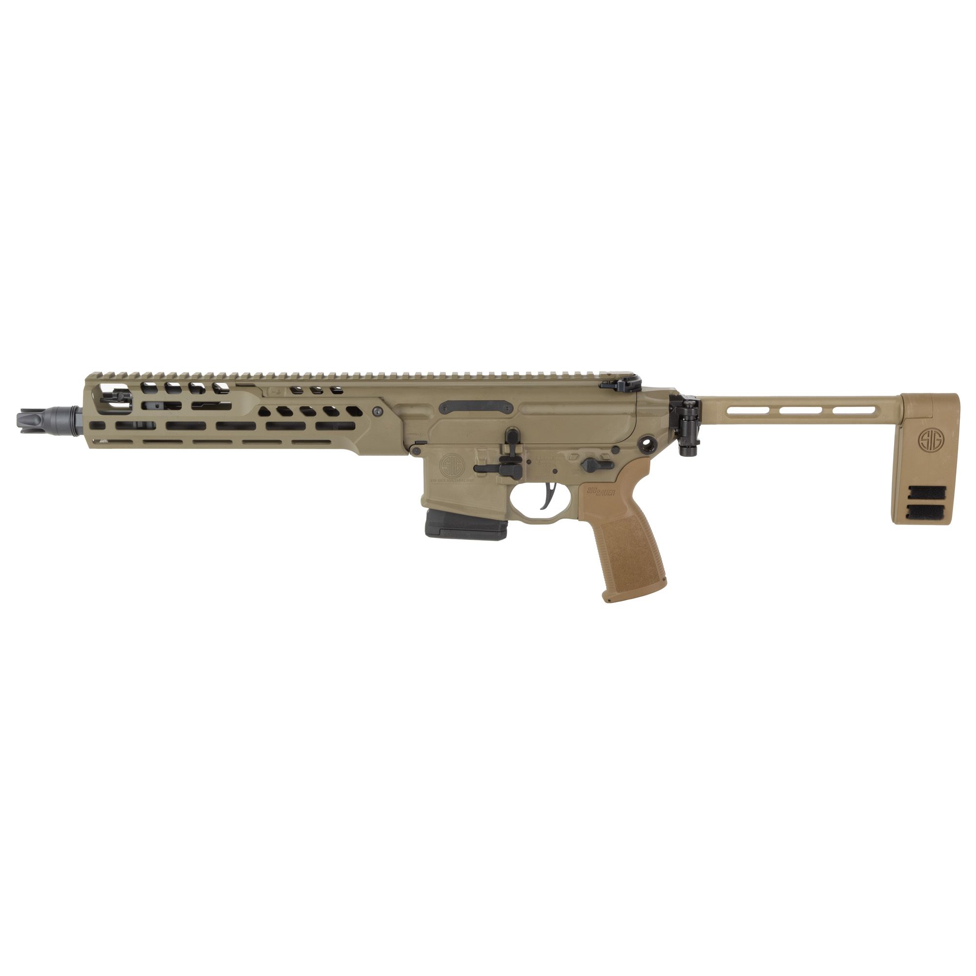 SIG MCX SPR 556 11.5″ FDE 10RD BRACE