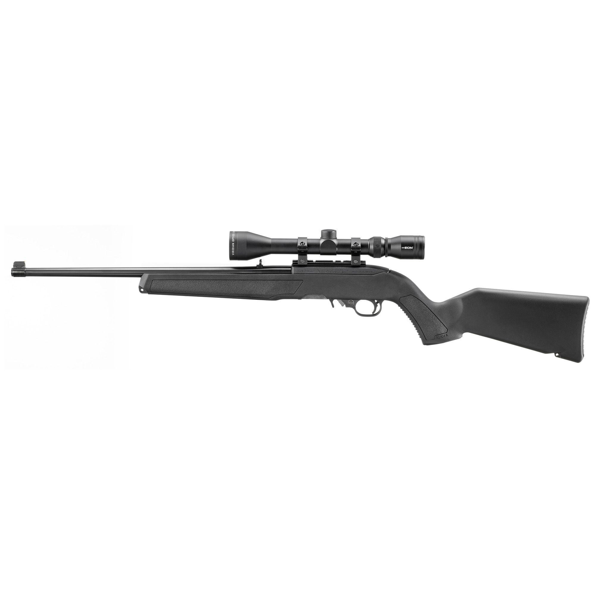 RUGER 10/22 22LR 18.5″ 10RD SCOPE BK