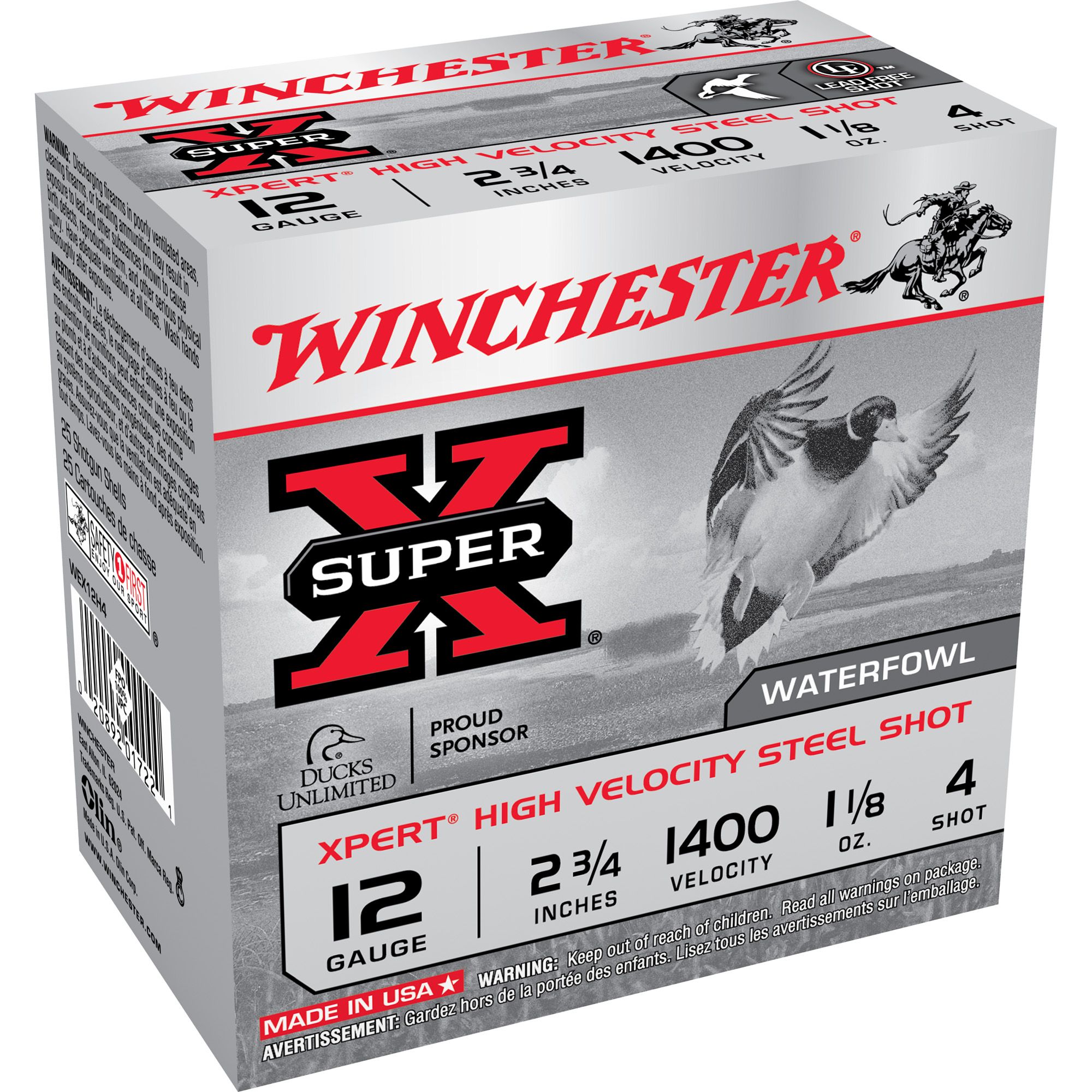 WIN SR-X XPT HV 12GA 2.75″ #4 25/250