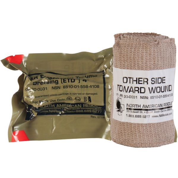 NAR DRESSING EMERGENCY TRAUMA 4″