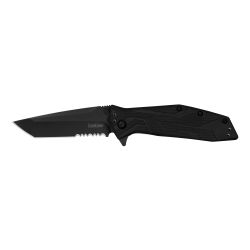KERSHAW BRAWLER SERRATED 3″ BLK/OX