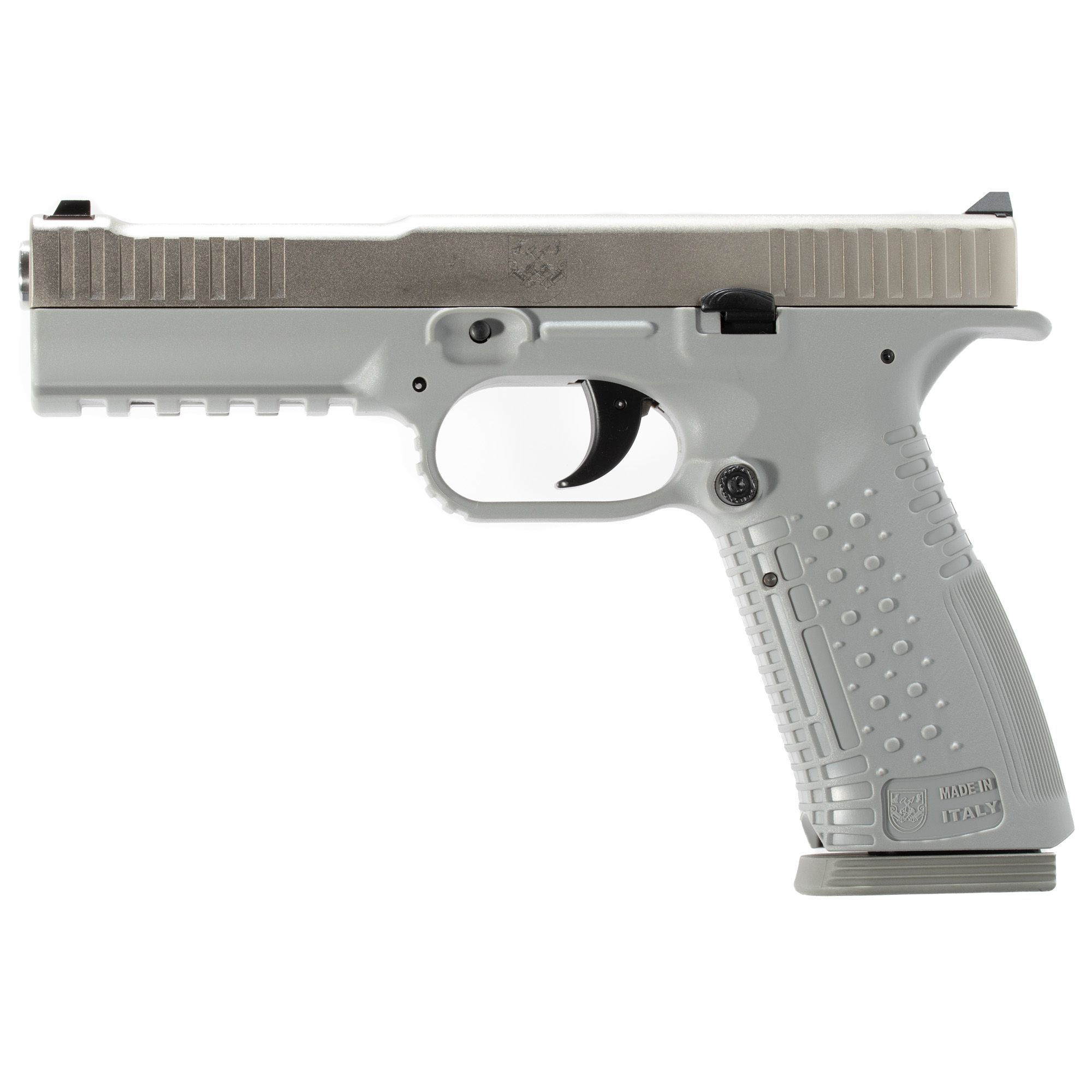 AMPF STRIKE ONE 9MM 5″ 17RD SILVER