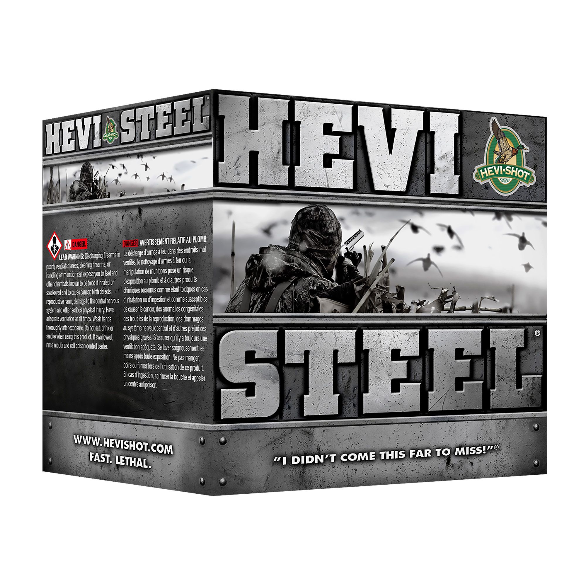 HEVI STEEL 12GA 3″ #4 25/250