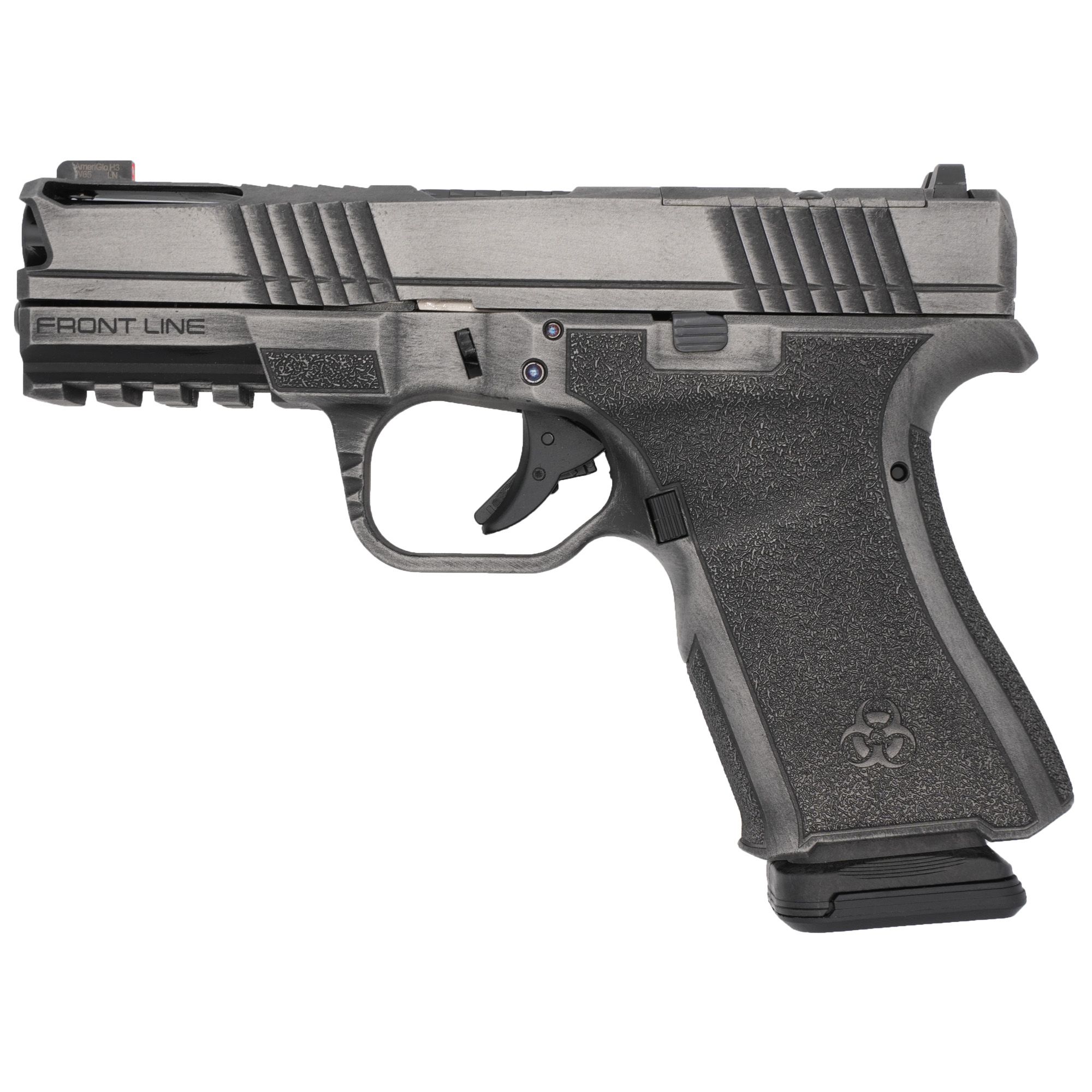 BRO FRONTLINE+ 9MM 4″ 15RD BW GRAY