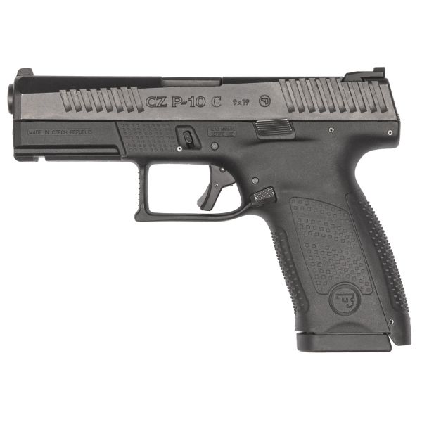 CZ P-10C 9MM 4″ BLK 10RD