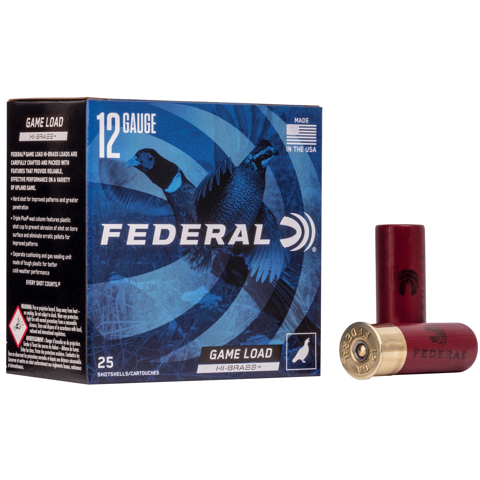 FED GAME LOAD 12GA 2.75″ #6 25/250