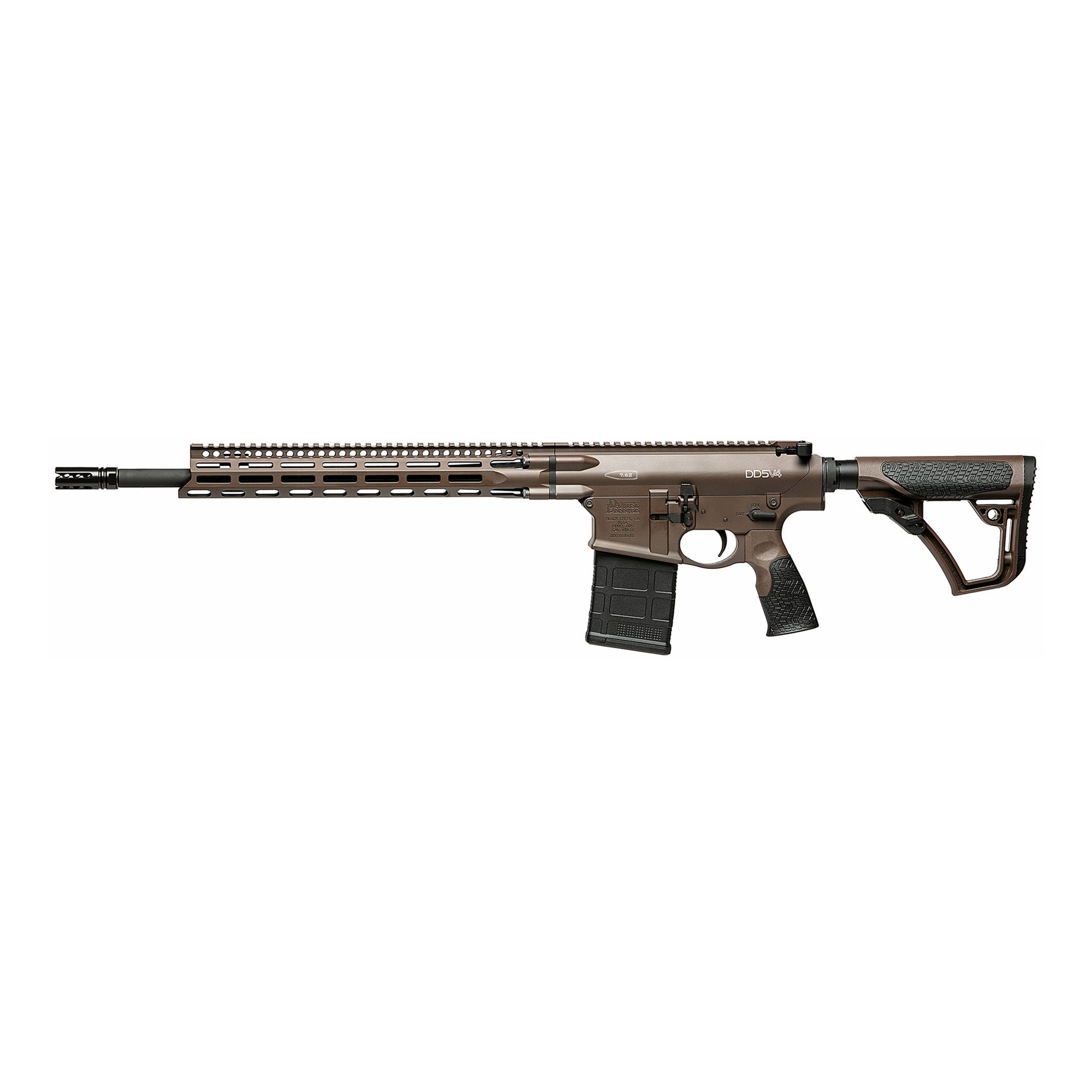 DD DD5 V4 7.62 18″ MLOK 20RD BRN