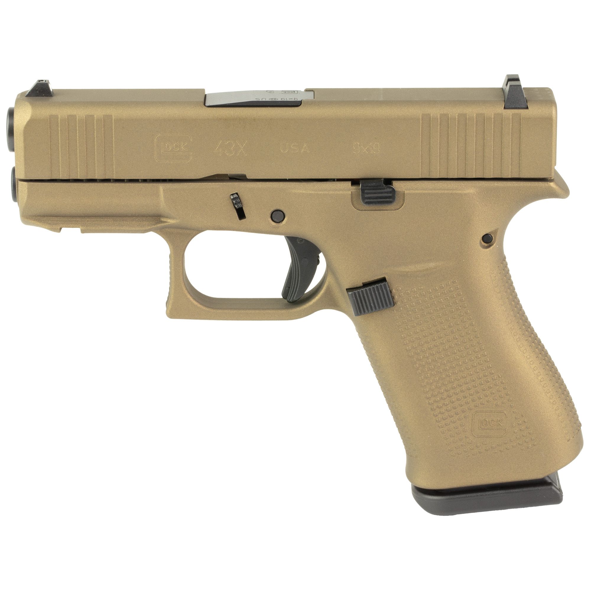 GLOCK 43X 9MM 10RD BB FRONT RAIL
