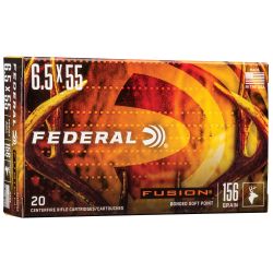 FUSION 6.5X55 SWDSH 156GR SP 20/200