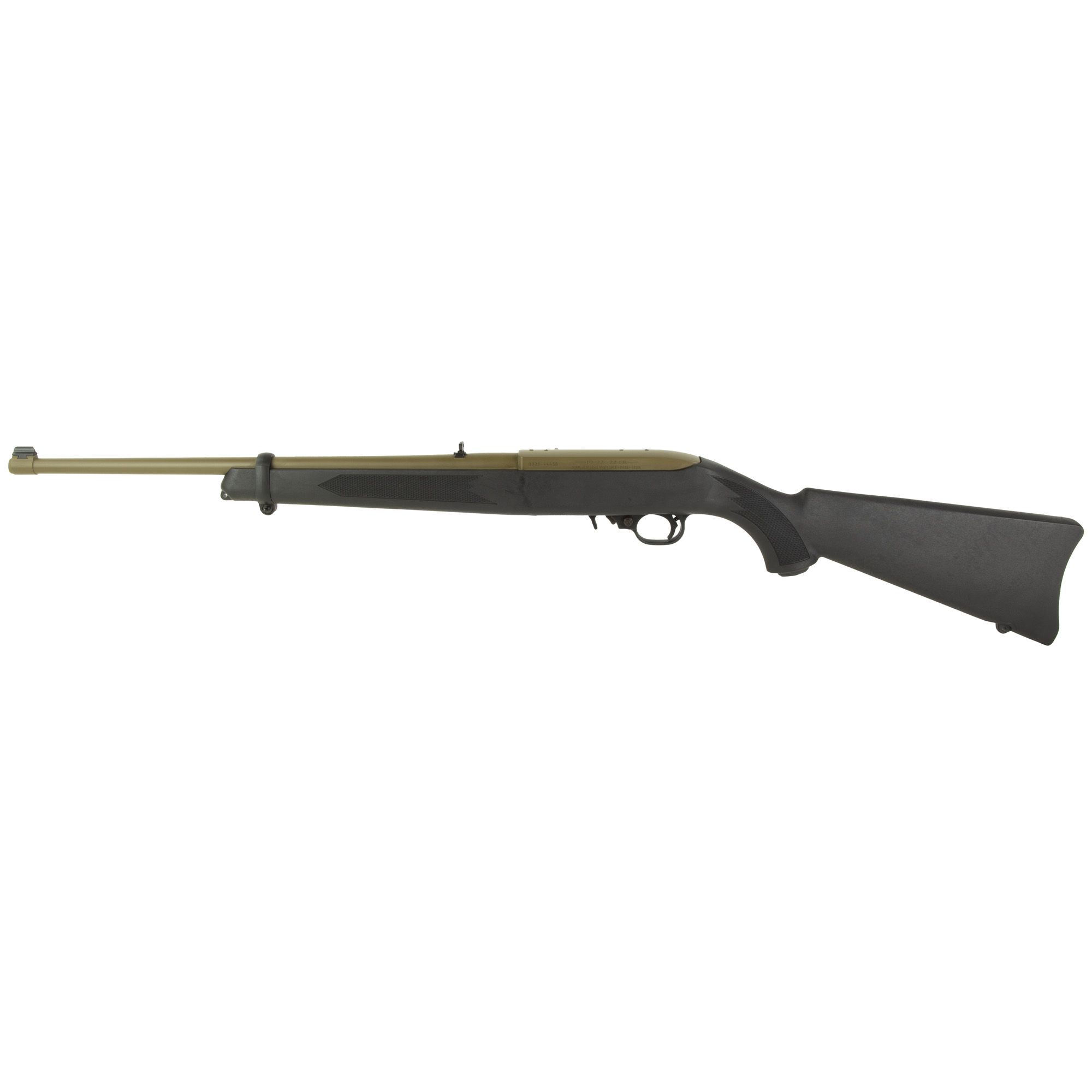 RUGER 10/22 22LR 18.5″ 10RD FDE/BLK