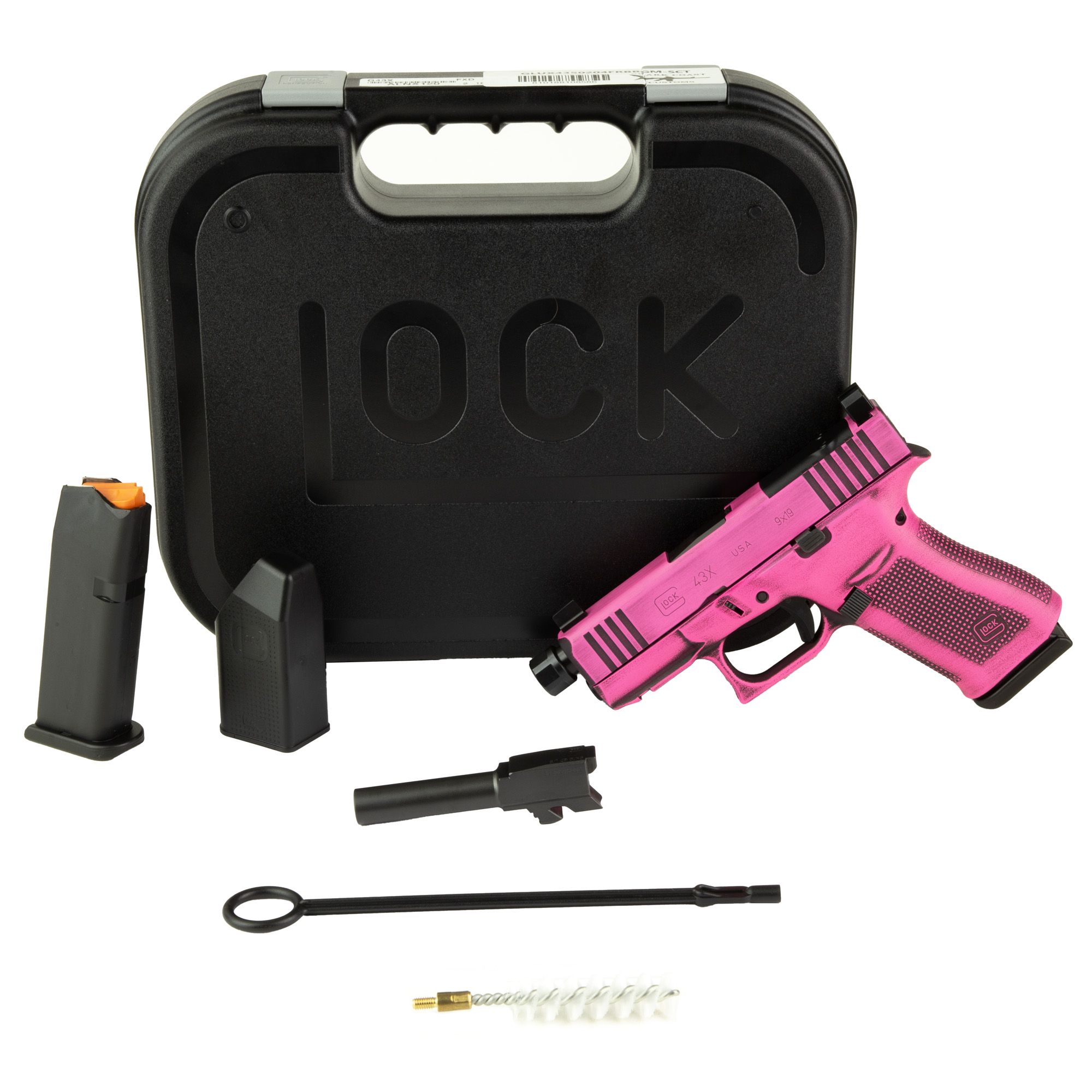 GLOCK 43X 9MM 10RD MOSK FS BUBBLE TB