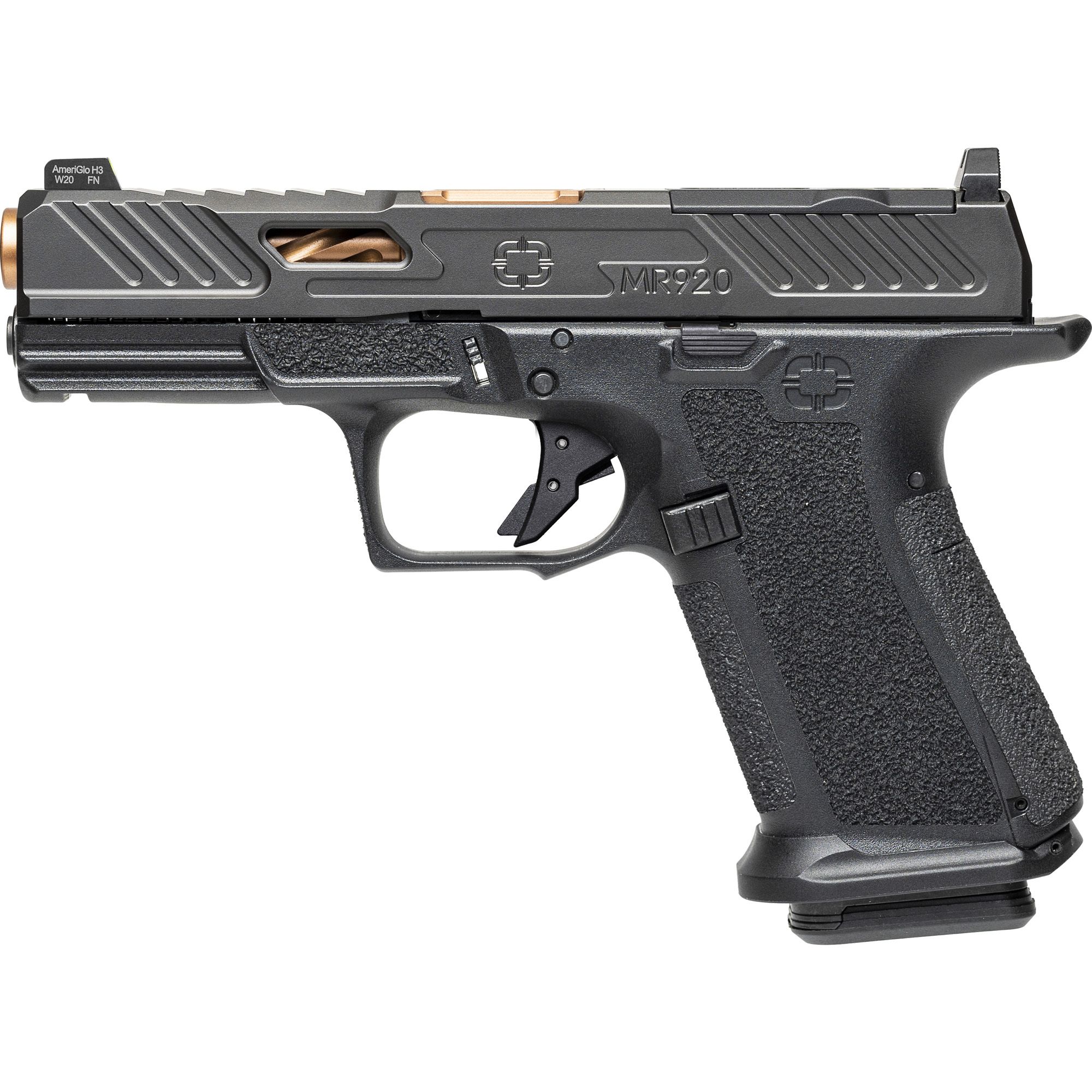 SHDW MR920 ELTE 9MM 4″ BRZ BBL MA